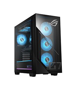 ASUS ROG G700 GM700TZ-R8400F016W AMD Ryzen™ 5 8400F 16 GB DDR5-SDRAM 1 TB SSD NVIDIA GeForce RTX 5060 Windows 11 Home Tower PC Black GM700R8400F016W