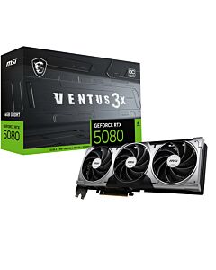 MSI VENTUS GeForce RTX5080 16G 3X OC NVIDIA GeForce RTX 5080 16 GB GDDR7 GEFORCE RTX 5080 16G VENTUS 3X OC