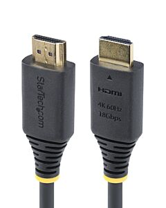 StarTech.com 8ft (2.4m) Premium  High Speed HDMI Cable, 4K 60Hz/1440p 144Hz, HDR10/HDCP 2.2/ARC, 18Gbps, UHD HDMI 2.0 Cord for TV/Monitor/Display, TPE Jacket HDMI2-CABLE-4K60-8F
