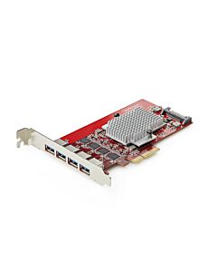 StarTech.com 4-Port USB-A PCIe Card, USB 3.2 10Gbps, PCI Express 3.0 Expansion Card, 4x Independent USB Controllers, Windows/Linux/macOS, TAA-Compliant P10Q4A-USB-CARD