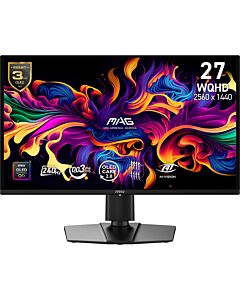 MSI MAG 274QP QD-OLED X24 computer monitor 67.3 cm (26.5") 2560 x 1440 pixels Wide Quad HD Black 9S6-3CFA9T-003