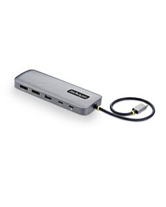 StarTech.com 10-in-1 USB-C to Dual-DisplayPort Multiport Adapter, 100W Power Delivery Charging, 2x 4K 60Hz, 5-Port 5Gbps Hub, Gigabit Ethernet, Type-C Mini Dock 189B-USBC-MULTIPORT
