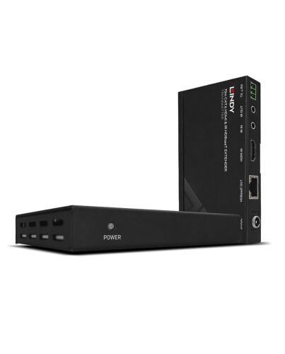 Lindy 70m Cat.6 HDMI 4K30, IR and RS-232 HDBaseT Extender with PoC