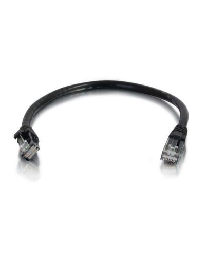 C2G 2m Cat6 Booted Unshielded (UTP) Network Patch Cable - Black