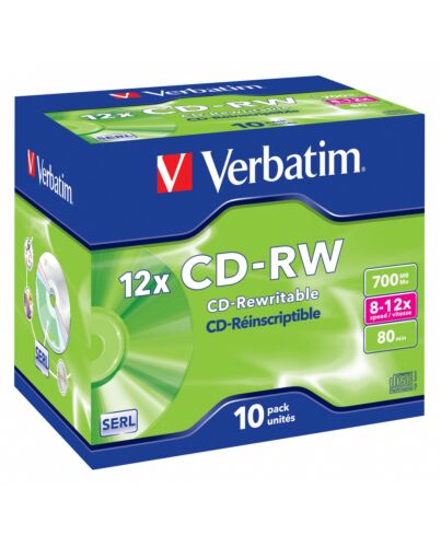 Verbatim CD-RW 12x 700 MB 10 pc(s)