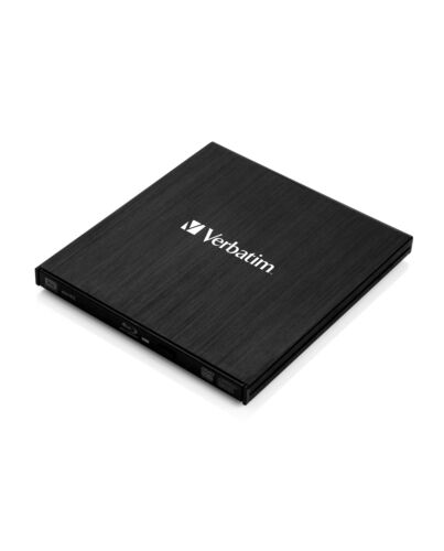 Verbatim External Slimline optical disc drive Blu-Ray RW Black