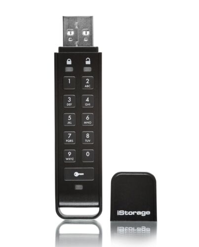 iStorage datAshur Personal2 256-bit 8GB USB 3.0 secure encrypted flash drive IS-FL-DAP3-B-8