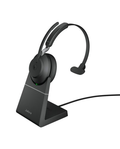 Jabra Evolve2 65 USB-A Black MS Chrg stand Mono