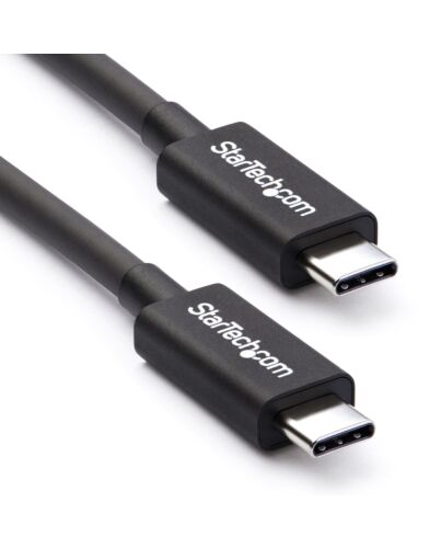 StarTech.com 2m Thunderbolt 3 (20Gbps) USB-C Cable - Thunderbolt, USB, and DisplayPort Compatible
