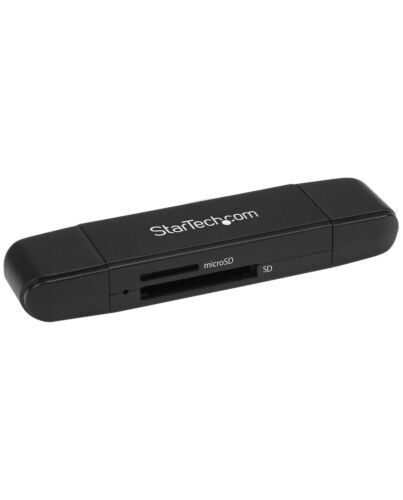 StarTech.com USB 3.0 Memory Card Reader/Writer for SD and microSD Cards - USB-C and USB-A