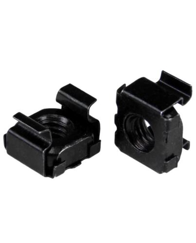 StarTech.com M6 Cage Nuts - 100 Pack, Black