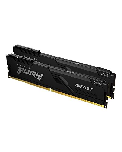 Kingston Technology FURY Beast 16GB 3200MT/s DDR4 CL16 DIMM (Kit of 2) Black