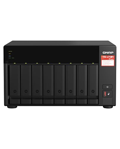 QNAP TS-873A NAS Tower Ryzen Embedded V1500B 8 GB DDR4 32 TB HDD QNAP Turbo System Anthracite