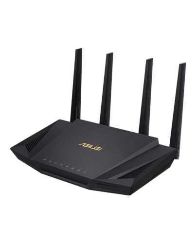 ASUS RT-AX58U wireless router Gigabit Ethernet Dual-band (2.4 GHz / 5 GHz) Black