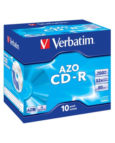 Verbatim CD-R AZO Crystal 700 MB 52x 10 pc(s)