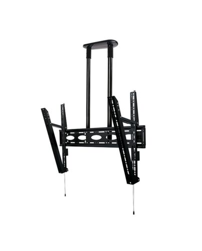B-Tech Extra-Large Universal Flat Screen Ceiling Mount with Tilt (VESA 1000 x 600) - 1m Ø50mm Poles