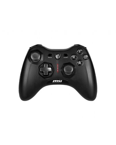 MSI FORCE GC20 V2 Gaming Controller 'PC and Android ready, Wired, adjustable D-Pad cover, Dual vibration motors, Ergonomic design, detachable cables'