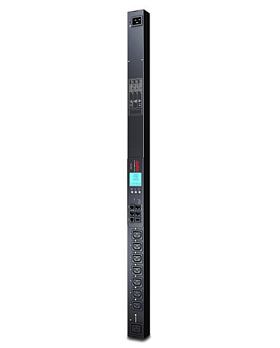 APC Rack PDU 2G, Switched, ZeroU, 20A/208V, 16A/230V, (7) C13 & (1) C19