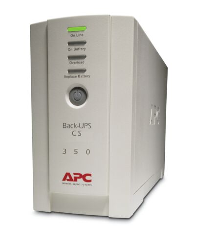 APC Back-UPS, 350VA/210W, Tower, 230V, 4x IEC C13 Outlets , User Replaceable Battery