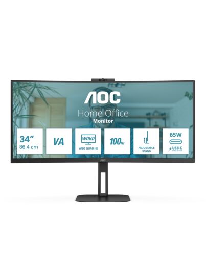 AOC V5 CU34V5CW computer monitor 86.4 cm (34