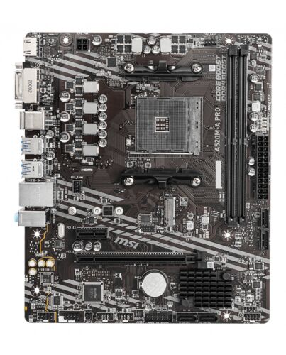 MSI A520M-A PRO motherboard AMD A520 Socket AM4 micro ATX
