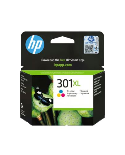 HP 301XL High Yield Tri-color Original Ink Cartridge CH564EE#UUS