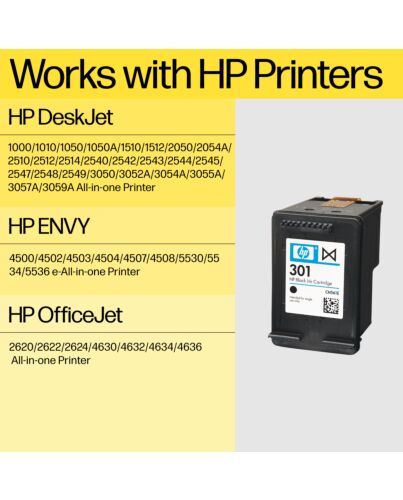 HP 301XL High Yield Tri-color Original Ink Cartridge