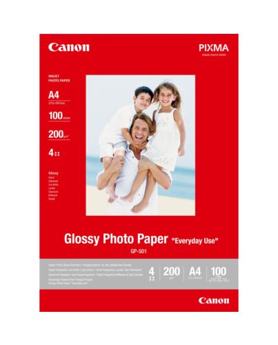 Canon GP-501 Glossy Photo Paper A4 - 100 Sheets