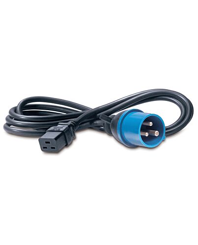 APC C19/IEC309 2.5m Black C19 coupler