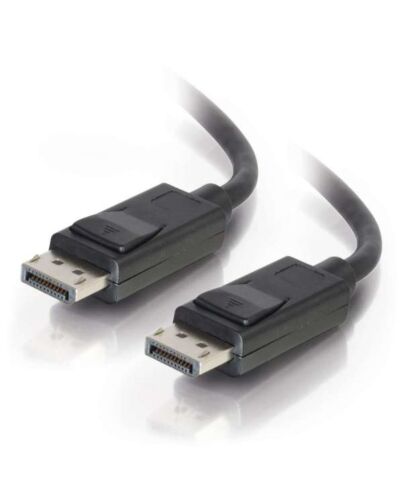 C2G 1m DisplayPort Cable with Latches 8K UHD M/M - 4K - Black