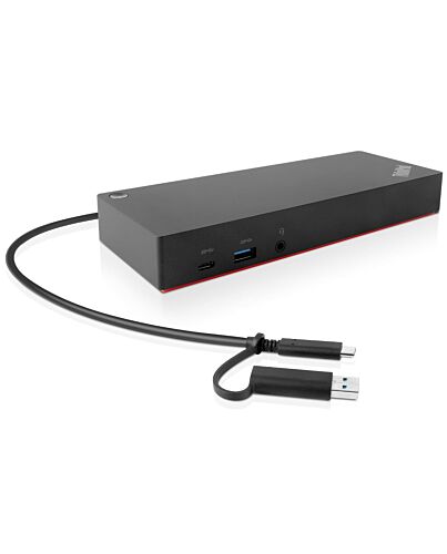 Lenovo 40AF0135EU laptop dock/port replicator Wired Black