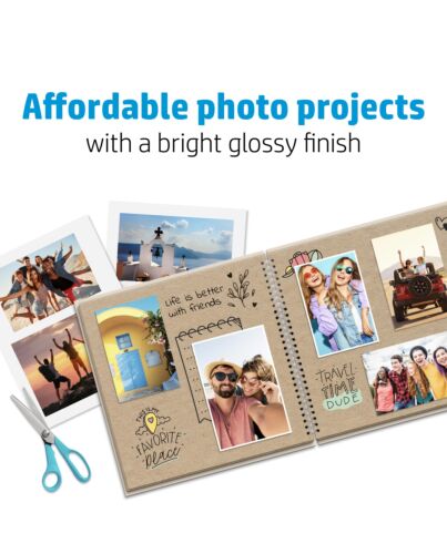 HP Everyday Photo Paper, Glossy, 200 g/m2, A4 (210 x 297 mm), 100 sheets