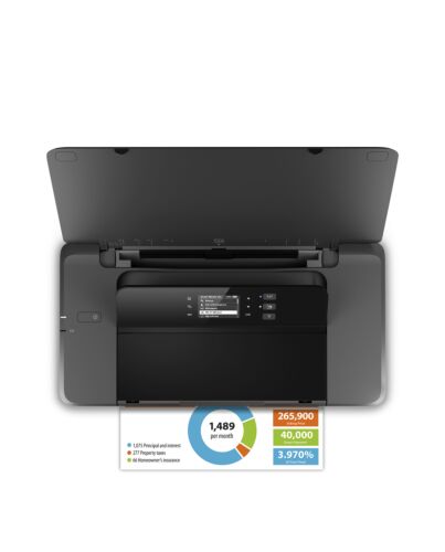 HP Officejet 200 Mobile Wireless Color Printer CZ993A#BHC