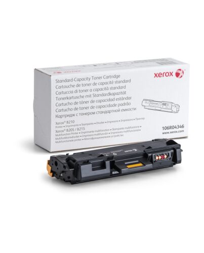 Xerox Genuine ® B205 Multifunction Printer​/​B210 Printer​/​B215 Multifunction Printer Black Standard capacity Toner Cartridge (1500 Pages) - 106R04346