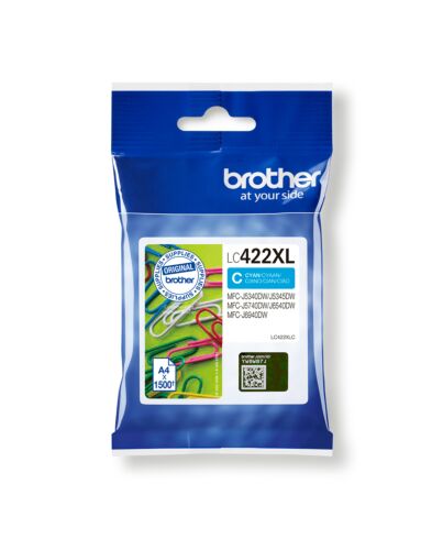 Brother LC422XLC ink cartridge 1 pc(s) Original Cyan LC422XLC