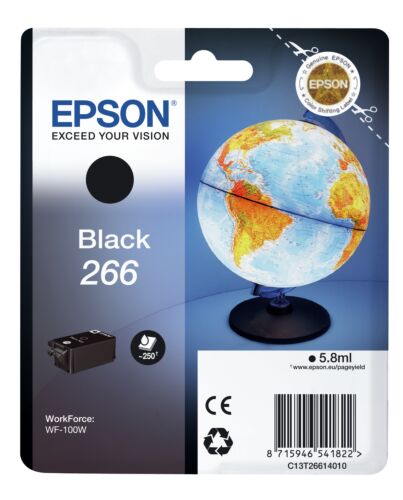 Epson Globe Singlepack Black 266 ink cartridge