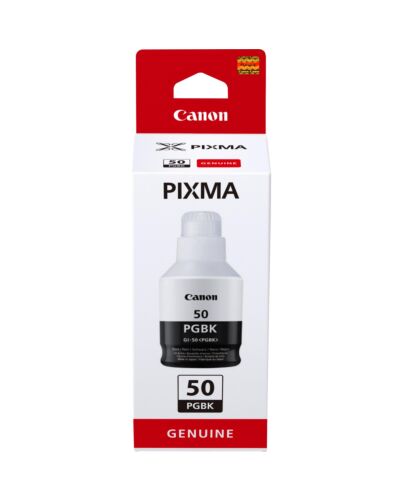 Canon GI-50 PGBK, High Yield, Ink Bottle, Black