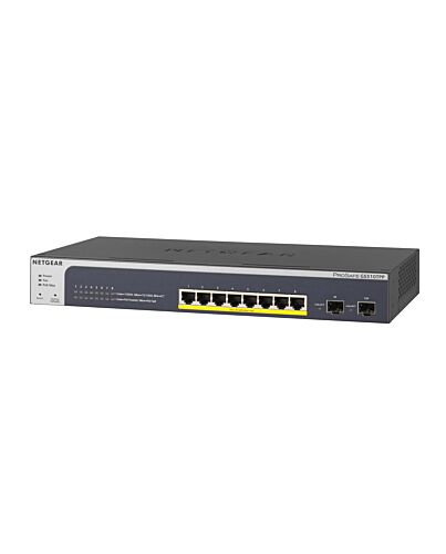 NETGEAR GS510TPP Managed L2/L3/L4 Gigabit Ethernet (10/100/1000) Power over Ethernet (PoE) Black