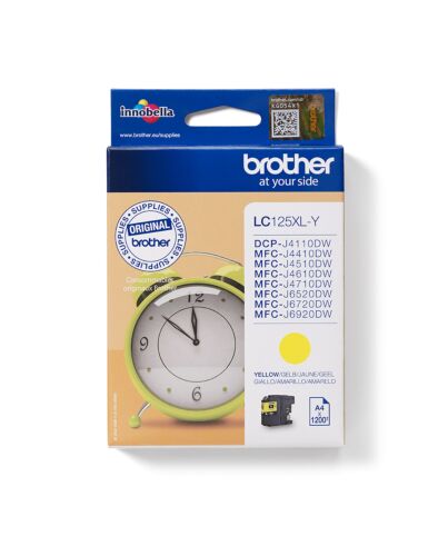 Brother LC-125XLY ink cartridge 1 pc(s) Original Yellow LC125XLY
