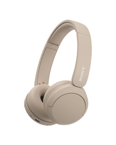 Sony WH-CH520 Headset Wireless Head-band Calls/Music USB Type-C Bluetooth Charging stand Cream