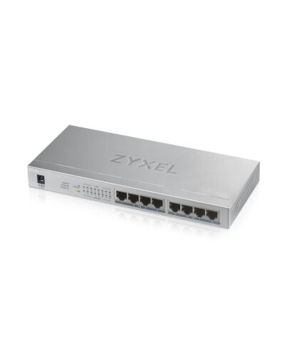 Zyxel GS1008HP Unmanaged Gigabit Ethernet (10/100/1000) Power over Ethernet (PoE) Silver