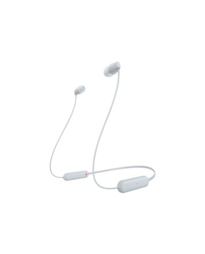 Sony WI-C100 Headset Wireless In-ear Calls/Music Bluetooth White