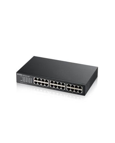 Zyxel GS1100-24E Unmanaged Gigabit Ethernet (10/100/1000) Black