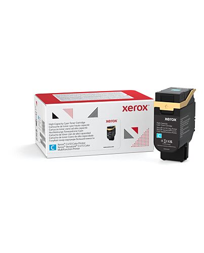 Xerox Genuine ® C410 Color Printer​/​VersaLink® C415 Color Multifunction Printer Cyan High capacity Toner Cartridge (7000 Pages) - 006R04686