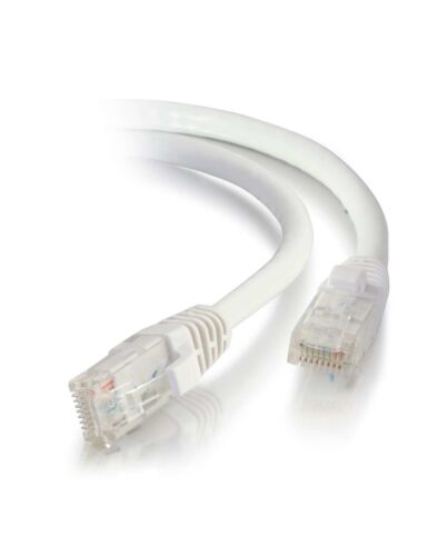 C2G 15m Cat5e Booted Unshielded (UTP) Network Patch Cable - White