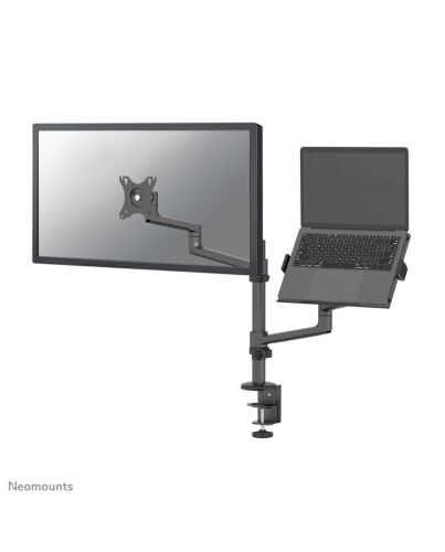 Neomounts DS20-425BL2 Monitor arm with laptop holder 17-27