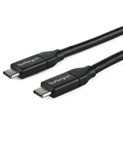 StarTech.com USB-C to USB-C Cable w/ 5A PD - M/M - 1 m (3 ft.) - USB 2.0 - USB-IF Certified