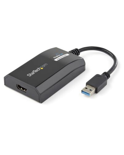 StarTech.com USB 3.0 to HDMI Adapter - DisplayLink Certified - 1080p (1920x1200) - USB Type-A to HDMI Display Adapter Converter for Monitor - External Video & Graphics Card - Windows/Mac