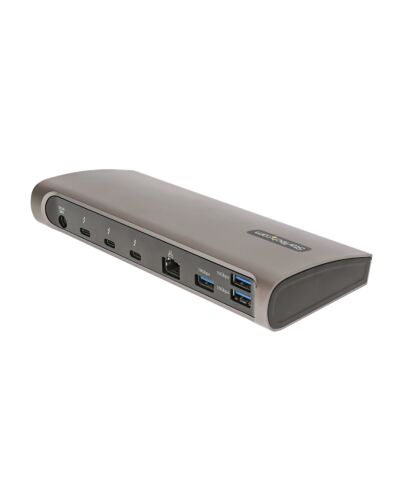 StarTech.com Thunderbolt 4 Dock, 96W Power Delivery, Single 8K/Dual Monitor 4K 60Hz, 3xTB4/USB4 ports, 4xUSB-A, SD, GbE, Thunderbolt 4 Docking Station for Windows or TB3 MacBook, 0.8m Cable TB4CDOCKUE