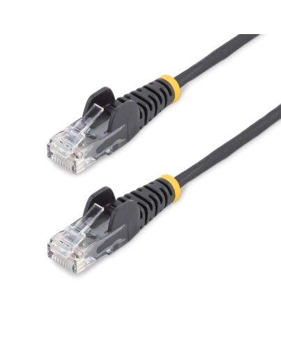 StarTech.com 3 m CAT6 Cable - Slim - Snagless RJ45 Connectors - Black
